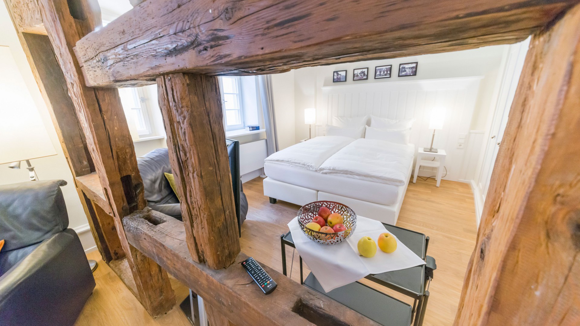 Gästezimmer 15 - Blick ins Schlafzimmer
