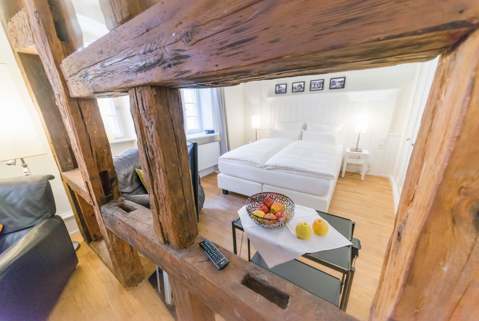 Gästezimmer 15 - Blick ins Schlafzimmer